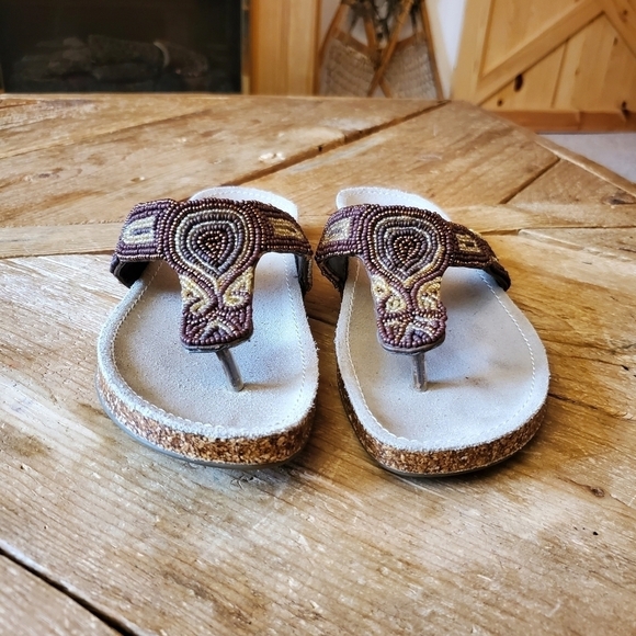 REBELS Kimber Beaded Sandals womens Size 8 - Picture 4 of 9